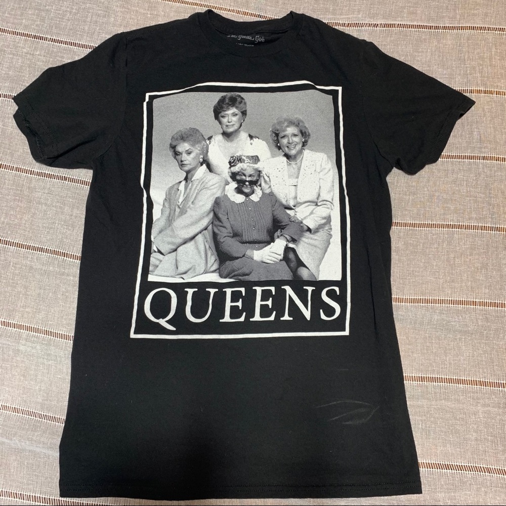 ABC STUDIOS GOLDEN GIRLS GRAPHIC T SHIRT QUEENS